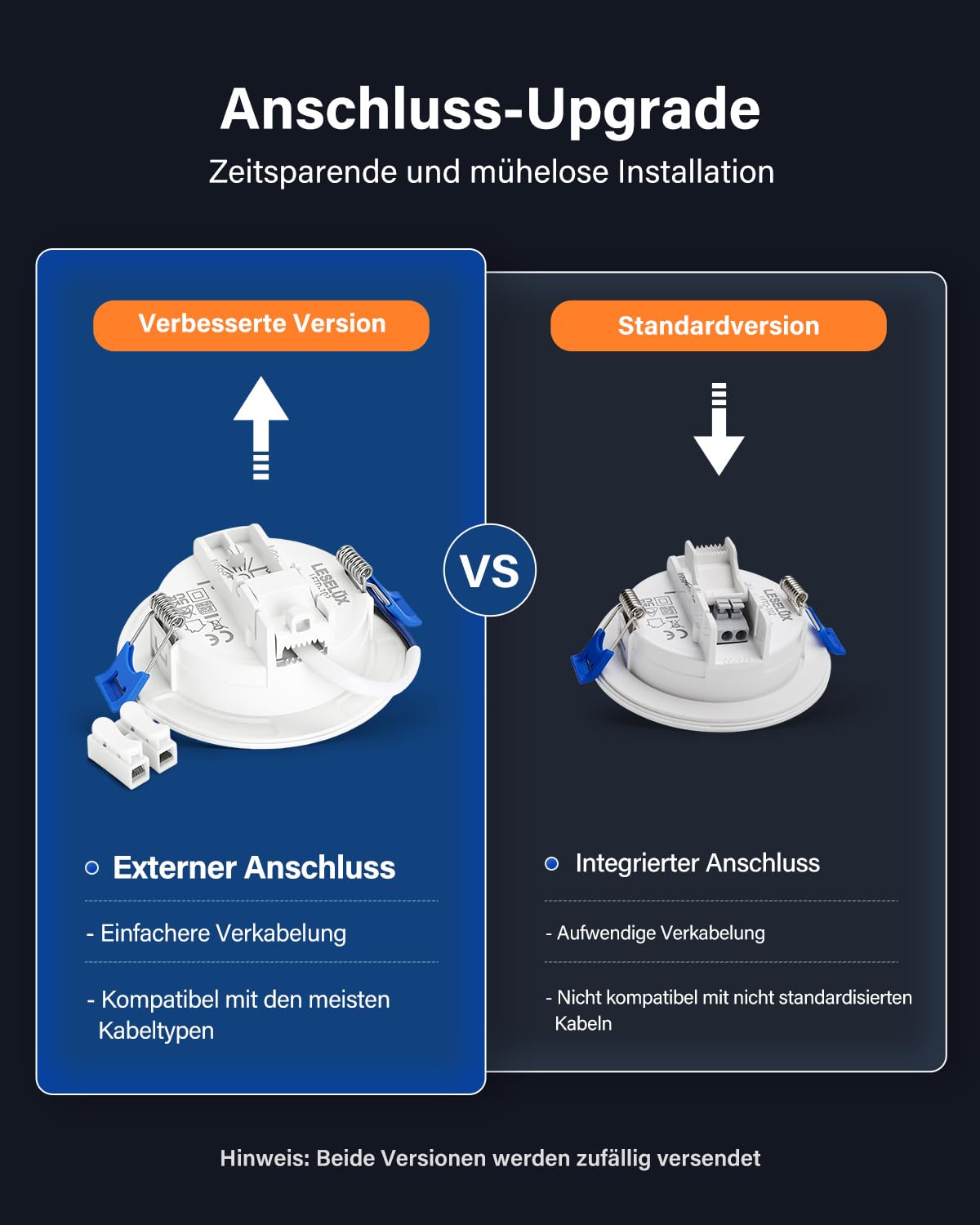 Leselux Einbaustrahler LED Dimmbar, 10x 6W LED Spot 230V IP65 4000K Neutralweiß 400LM, Einbauleuchten Für Das Bad, Deckenspots 68-80mm, Einbauspots Weiß für Badezimmer Küche Wohnzimmer Loft