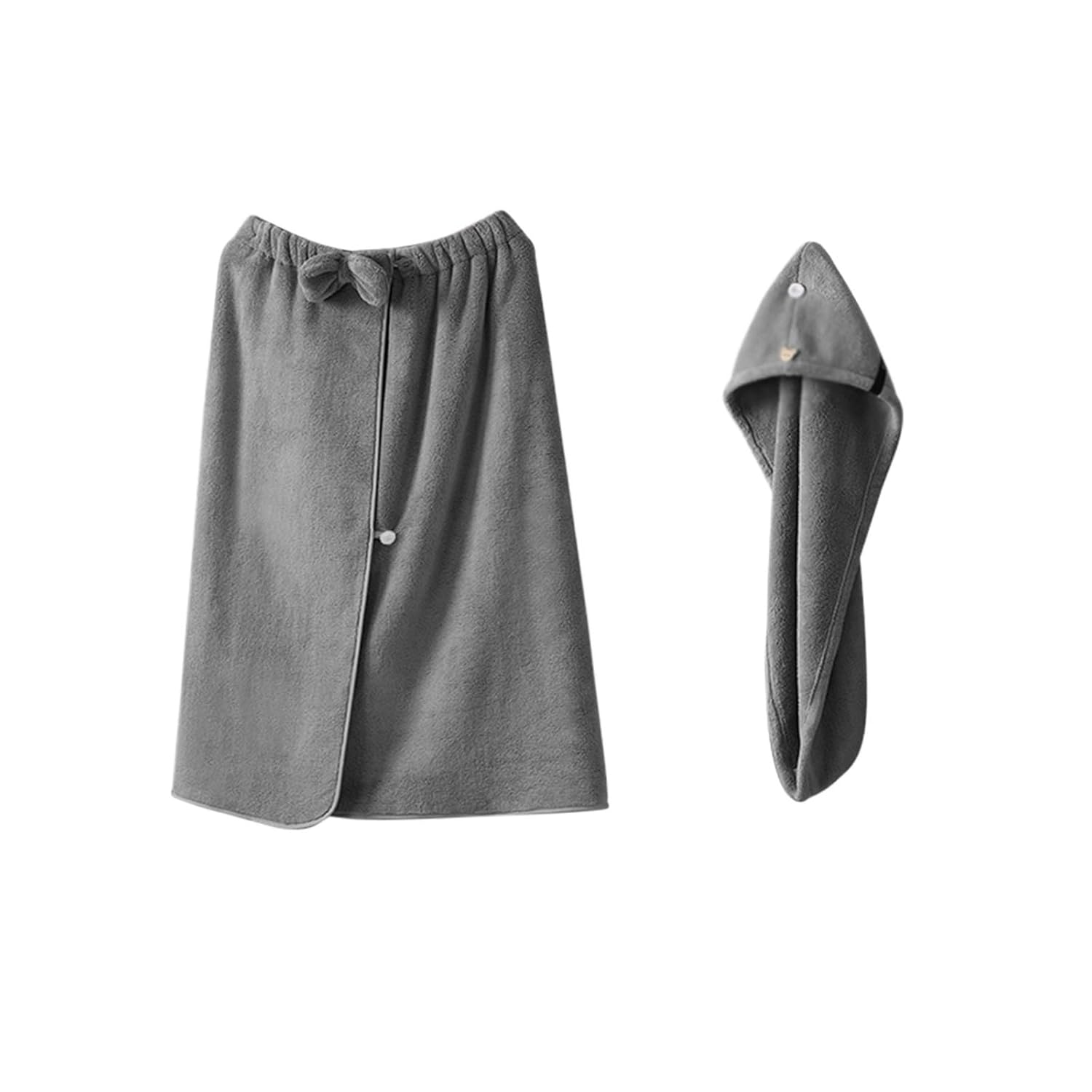 VIDI Bath Towel Household Ladies Can Wear A Dry Hair Cap Three-piece Adult Skirt
