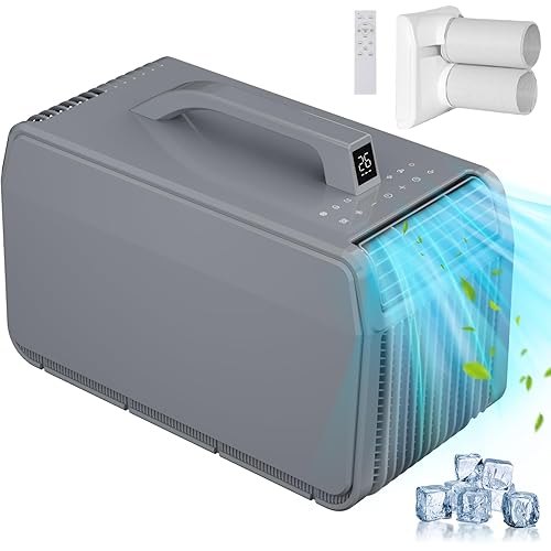 Portable Air Conditioner, 5460BTU Fast Cooling Outdoor Air Conditioner, 600W Power Consumption Tent Air Conditioner, Used with Camping, Outdoor Barbecues, Fishing, RVs, Car, Trucks