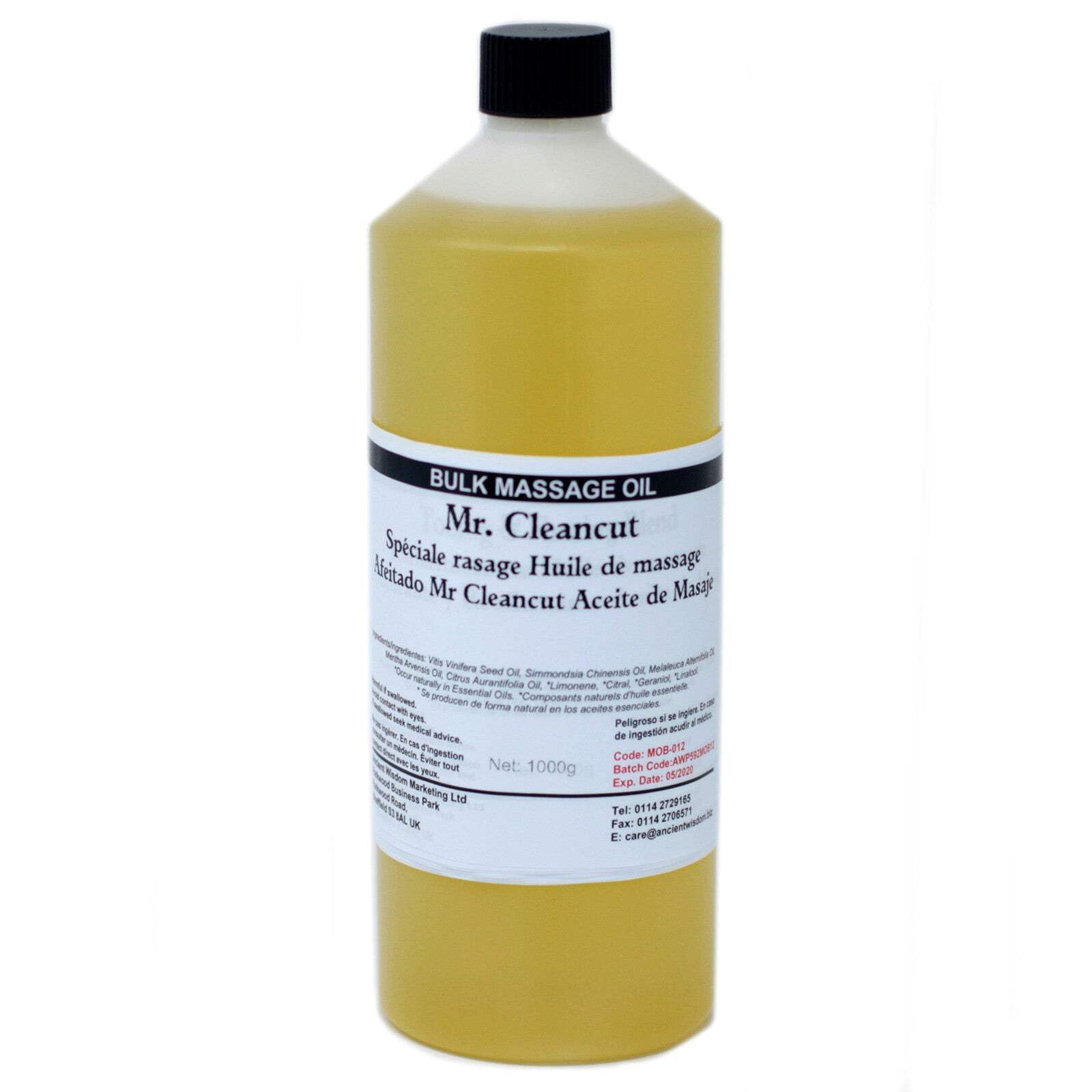Ancient Wisdom Mr Cleancut Shaving Oil 1Kg