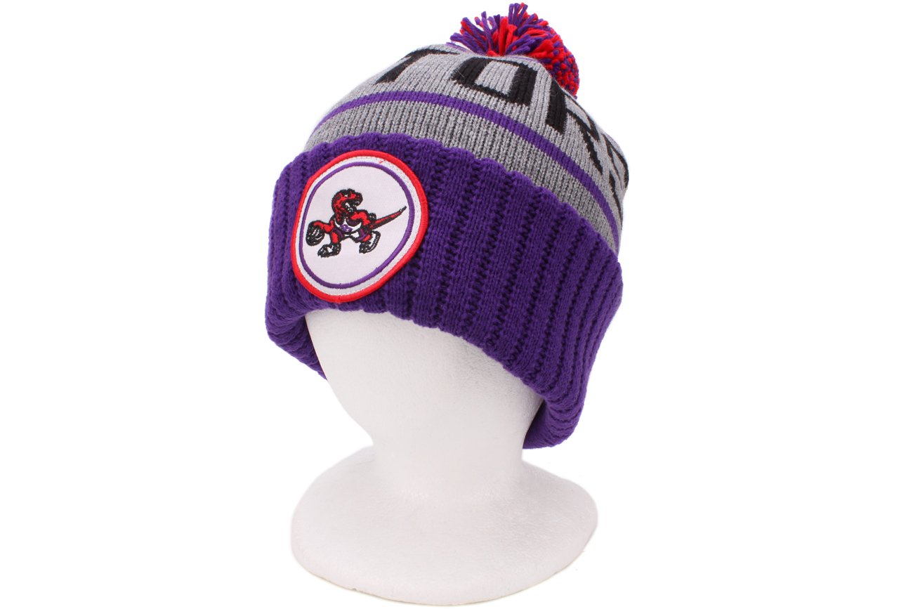 Toronto Raptors High 5 Vintage Cuffed Pom Hat