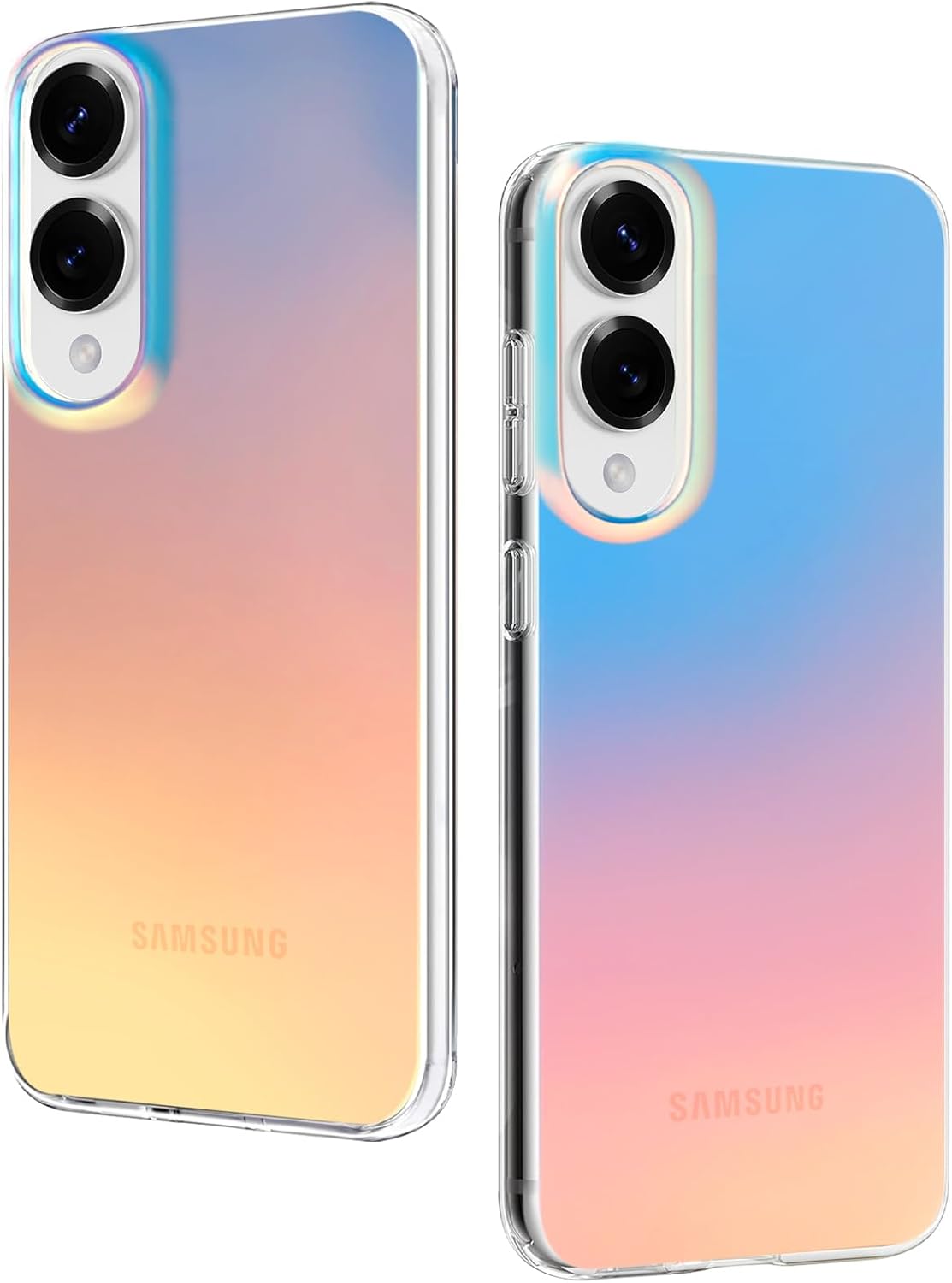 Samsung s25 Edge – DEVASO Coque pour Samsung Galaxy S25 Edge, Phone Matte Irisé Fluorescent Translucide, Anti-Choc Qualité Case, Anti-Rayures, Anti-Traces de Doigts