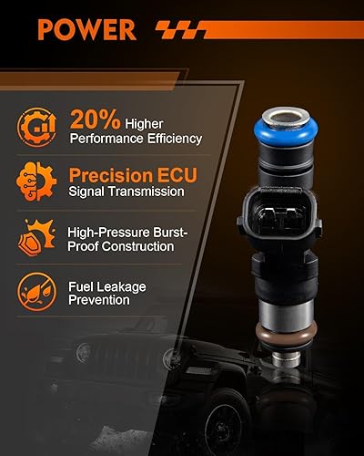 Miniatura 4 de 0280158007 Inyectores de combustible aptos para Nissan Armada 2005-2014 5.6L, Frontier 2006-2014 4.0L, Pathfinder 2005-2010 4.0L 5.6L, Titan