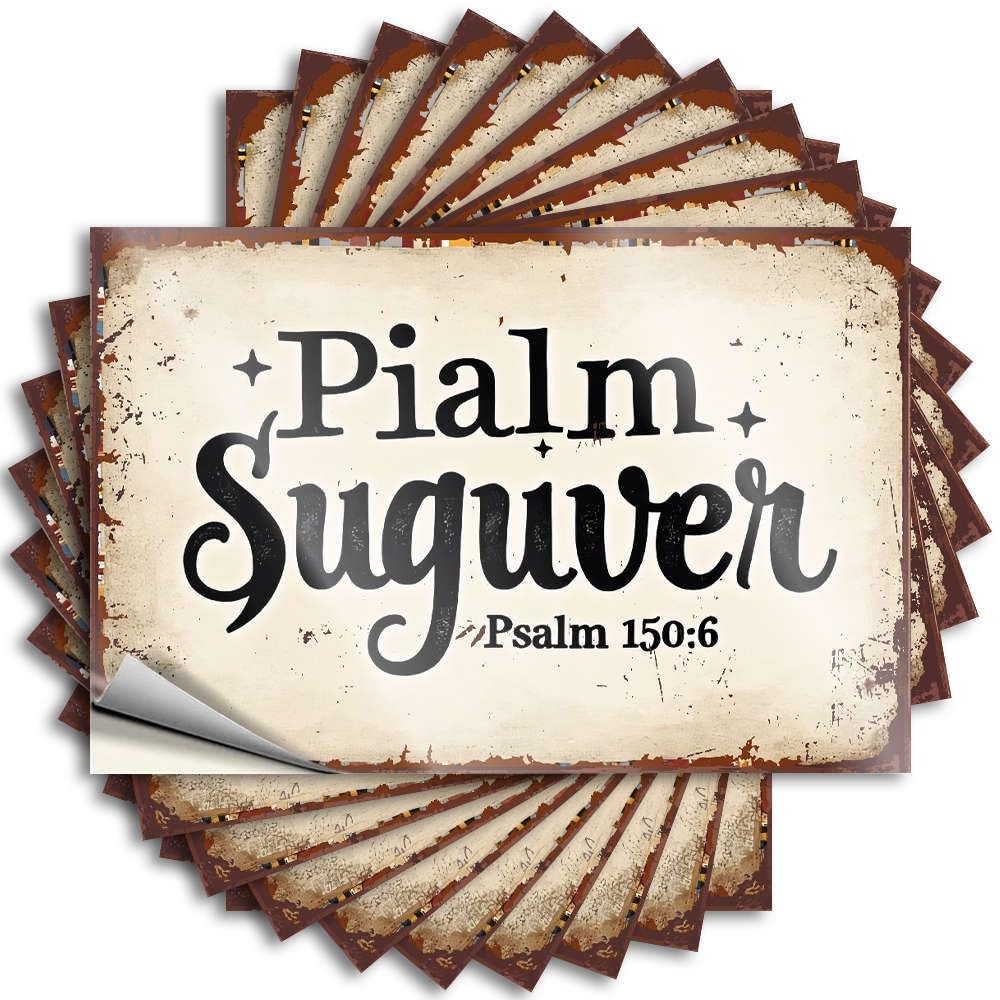 Fire, Lettering Sticker Wall Praise The Lord. | Inside Teen Decor(6X9CM)