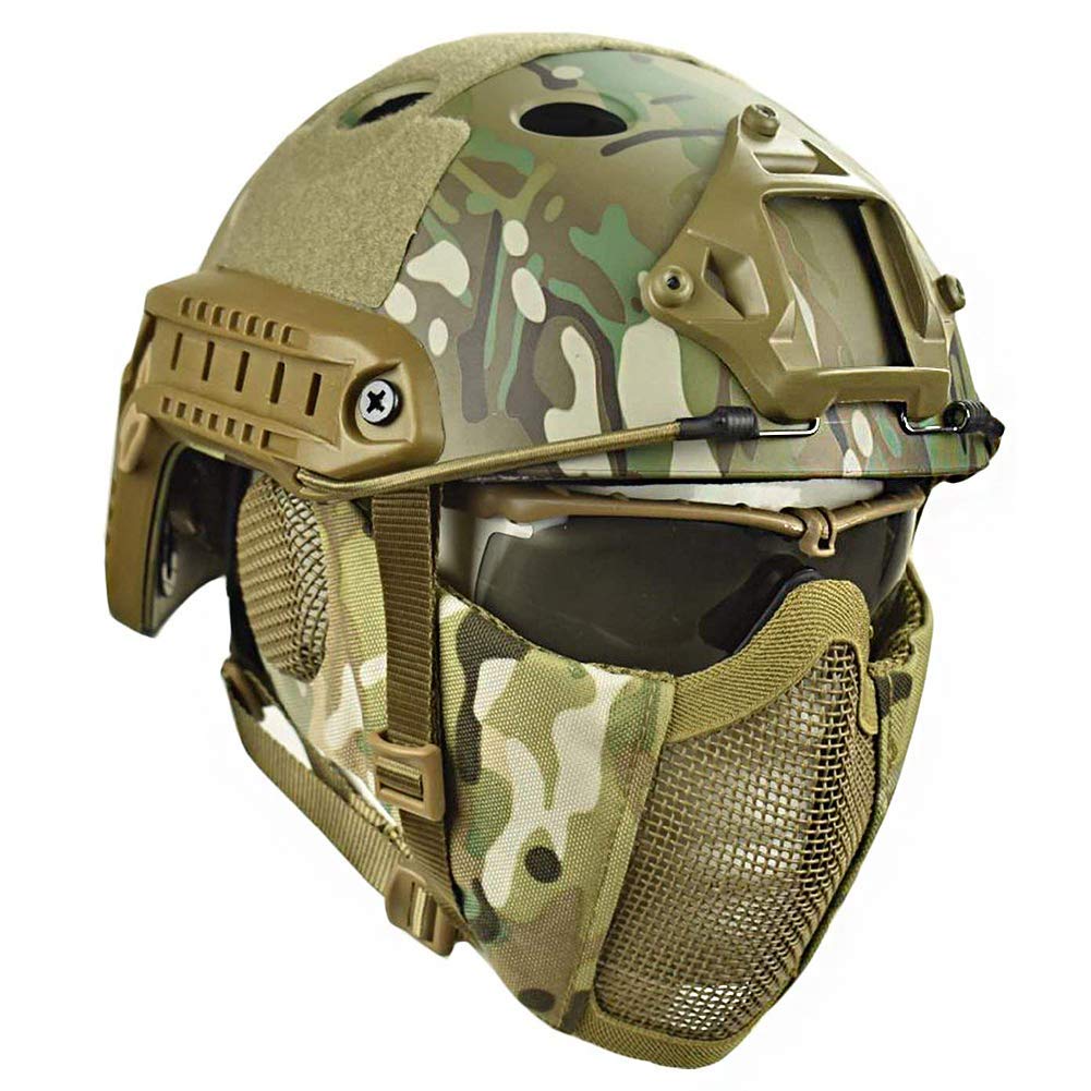 Buy BBYaki Airsoft Paintball Protective Helmet,Tactical Helmets with