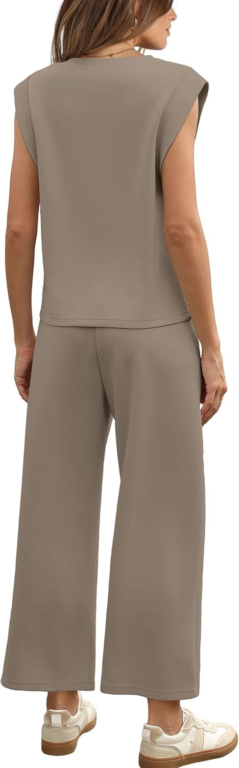 SAMPEEL Two Piece Sets for Women Summer Vacation Travel Outfits Business Casual Outfits Matching Sets Women Clothing - Image 5