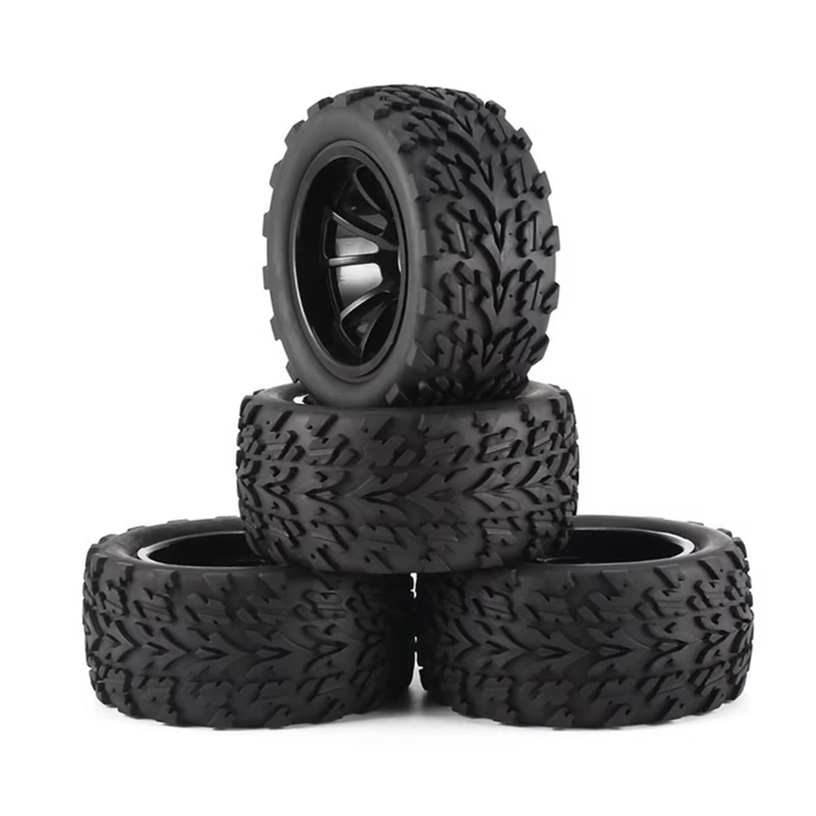 RC Coche NeumáTico Piezas para Traxxas para Arrma para HSP para HPI para Tamiya para Kyosho 120MM 1/10 RC para Monster Truck para Buggy Neumático Rueda Inserciones De Espuma 12mm Hex