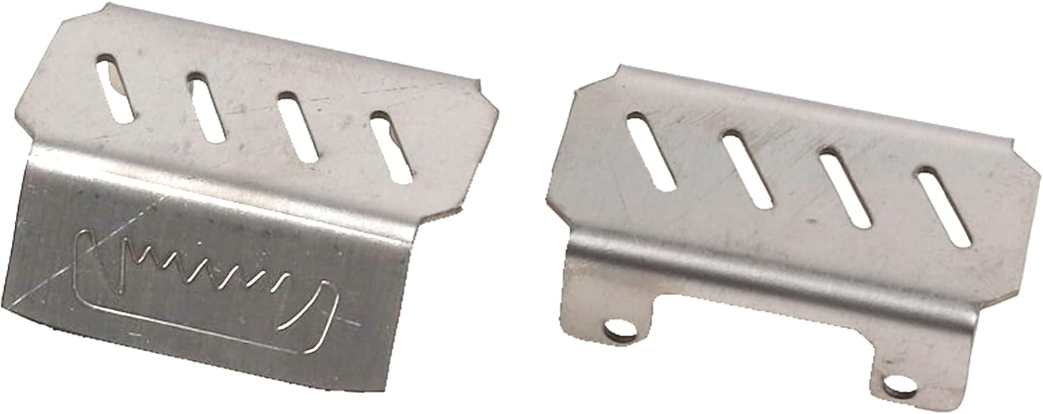 ShareGoo Stainless Steel RC Skid Plate,RC Chassis Armor Protector Plate & Center Transmission Skid Plate Mount Compatible with Axial SCX10-III AXI03007 1/10 RC Crawler Car