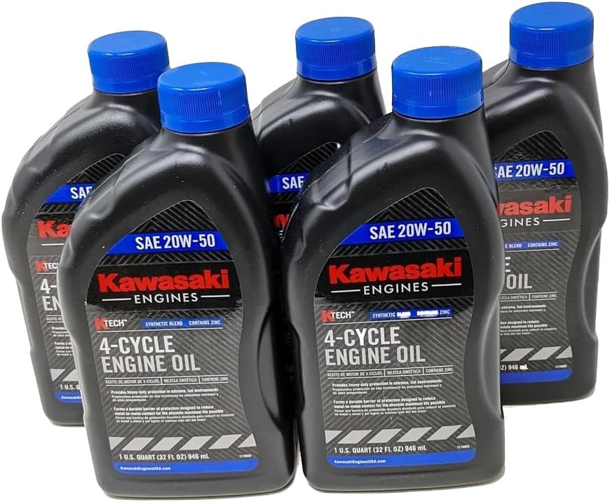 Kawasaki Engines 99969-6298 K-Tech SAE 20W-50 4-Cycle Engine Oil - 5 Quarts