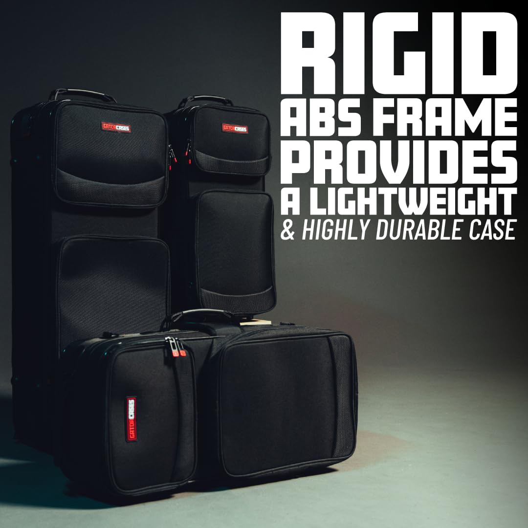 Gator Cases Adagio Pro Series Lightweight Case with Contour Molded Foam Interior for Tenor Sax and Hideaway Backpack Straps, (GL-TENORSAX-PRO)