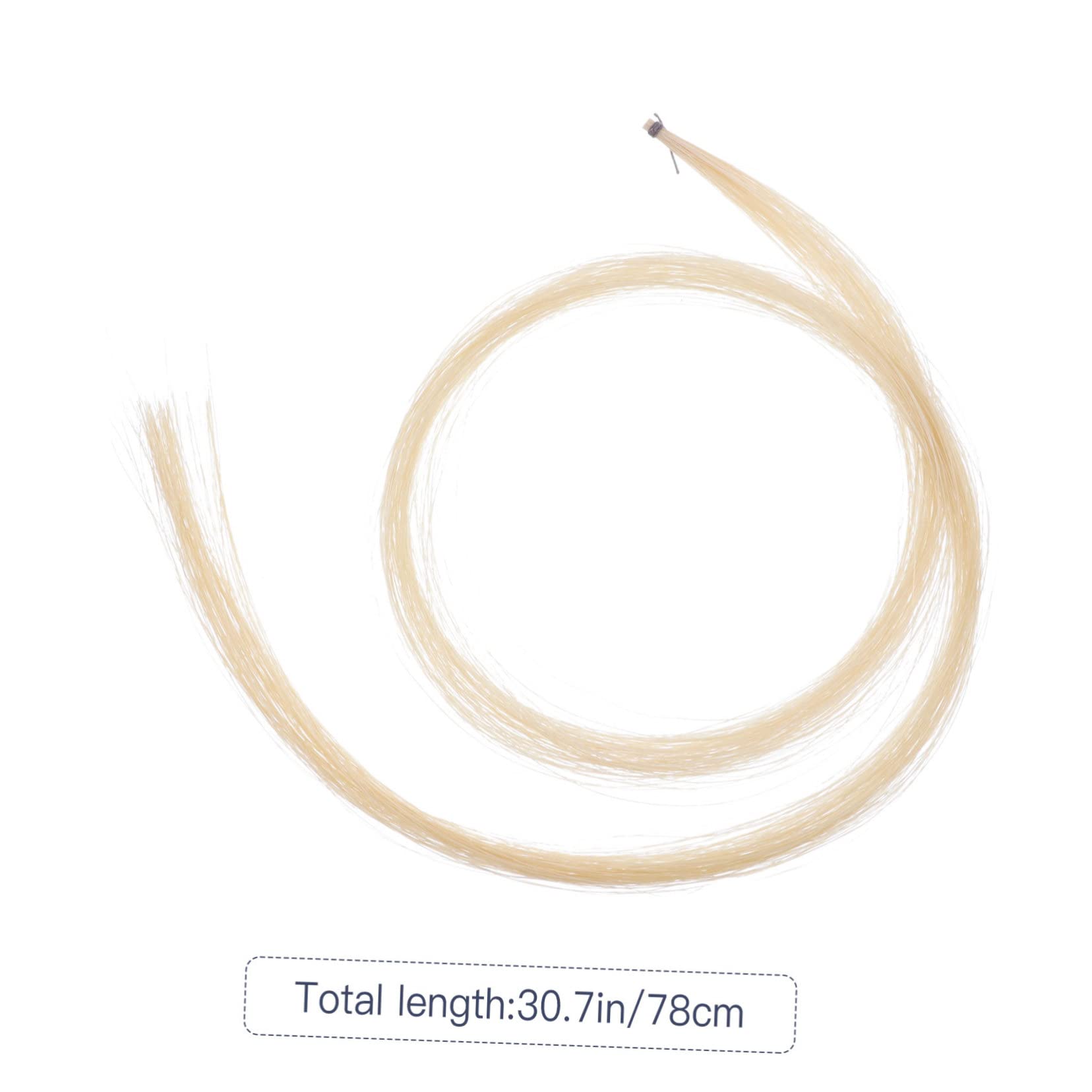 ERINGOGO Mongolian Horse Hair Violin Bow Hair Replacement for Violin Viola Cello Bass Bows