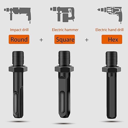 Miniatura 2 de Dotmalls Easysplit - Broca de madera eficiente para uso doméstico y exterior, perfecta para roble, nogal, con 3 asas para división eléctrica de