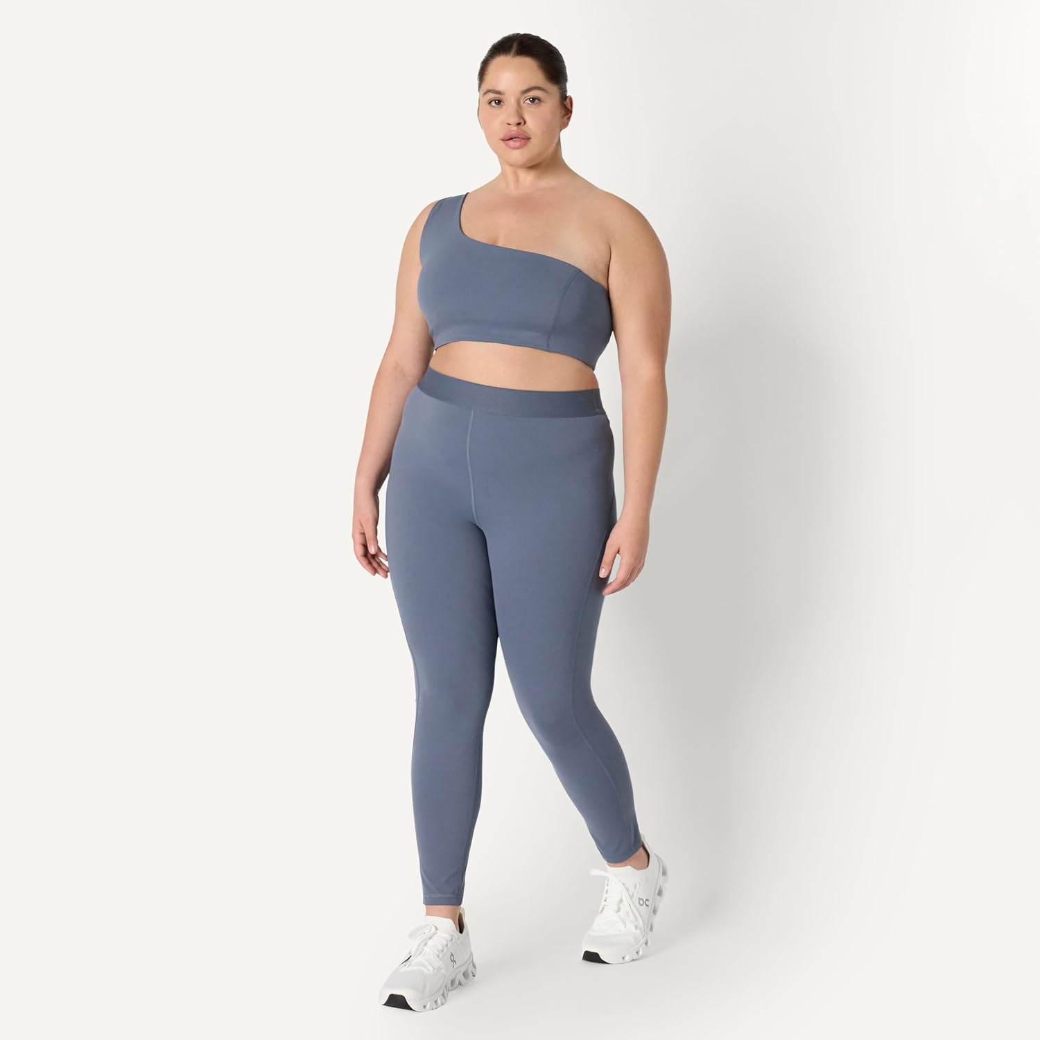 Amazon Essentials Womens Active FormFlex Buttery Soft Light Support One Shoulder Strappy Back Sports Bra - Image 8