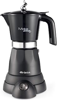 Ariete 1368 Cafetera eléctrica Moka aroma, color negro