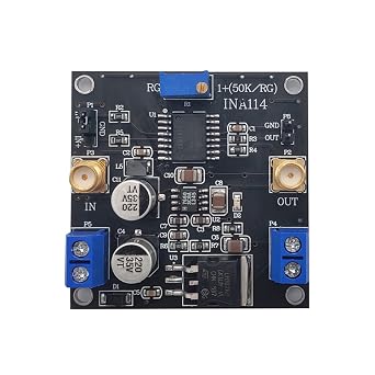 Taidacent INA114 Instrumentation Amplifier 1000 Times Gain Adjustable Single-Supply Operation Single-Ended/Differential Input