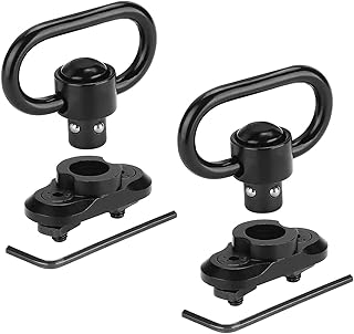 QD Mount Swivel, 2 Pack Quick Detach 1.25" Push Button QD Swivels Adapter Base Attachment - WOLFMTN
