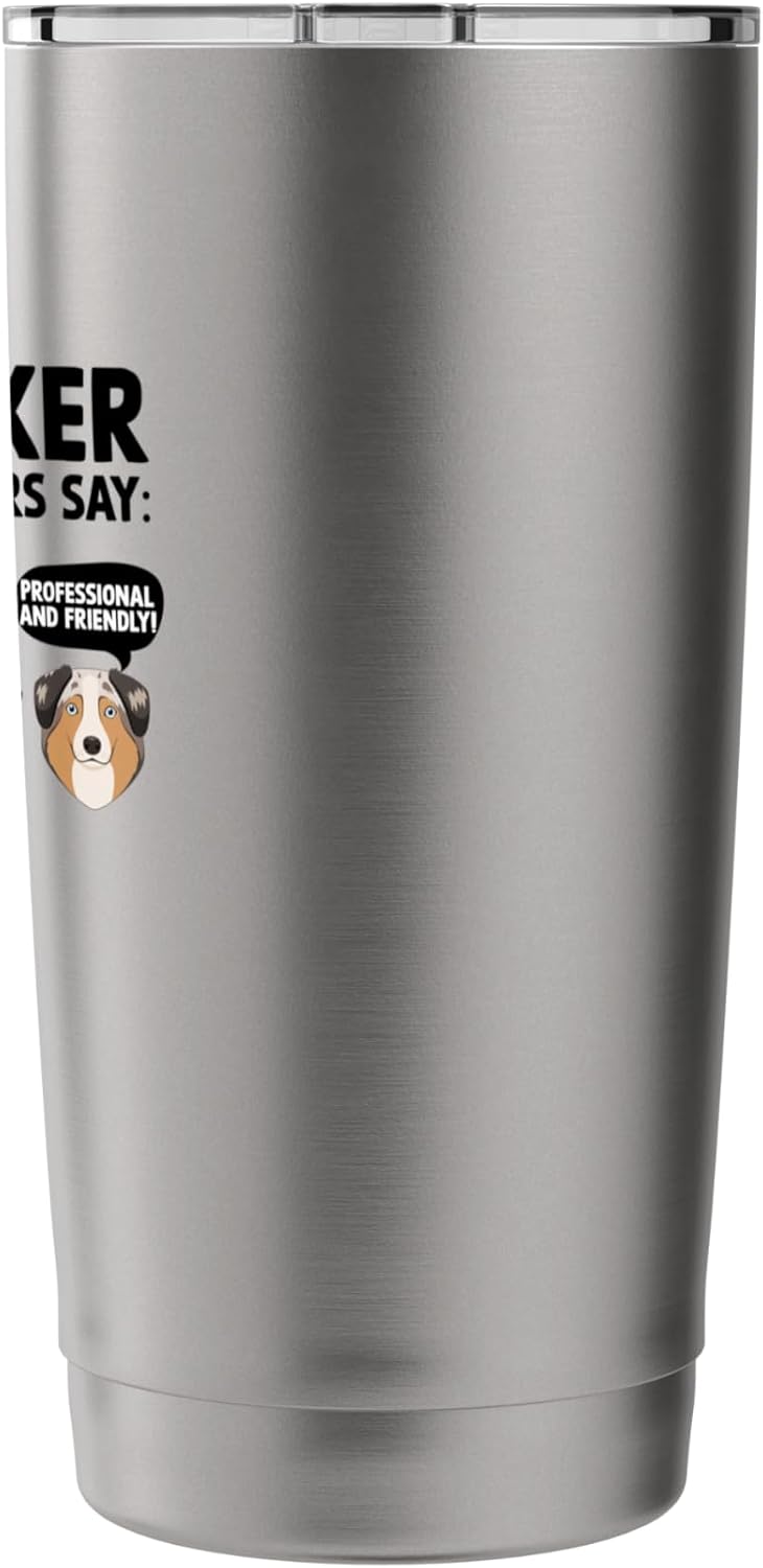 Best Dog Walker Design For Men Women Pet Walker Dog Walking Stainless Steel Insulated Tumbler image 2