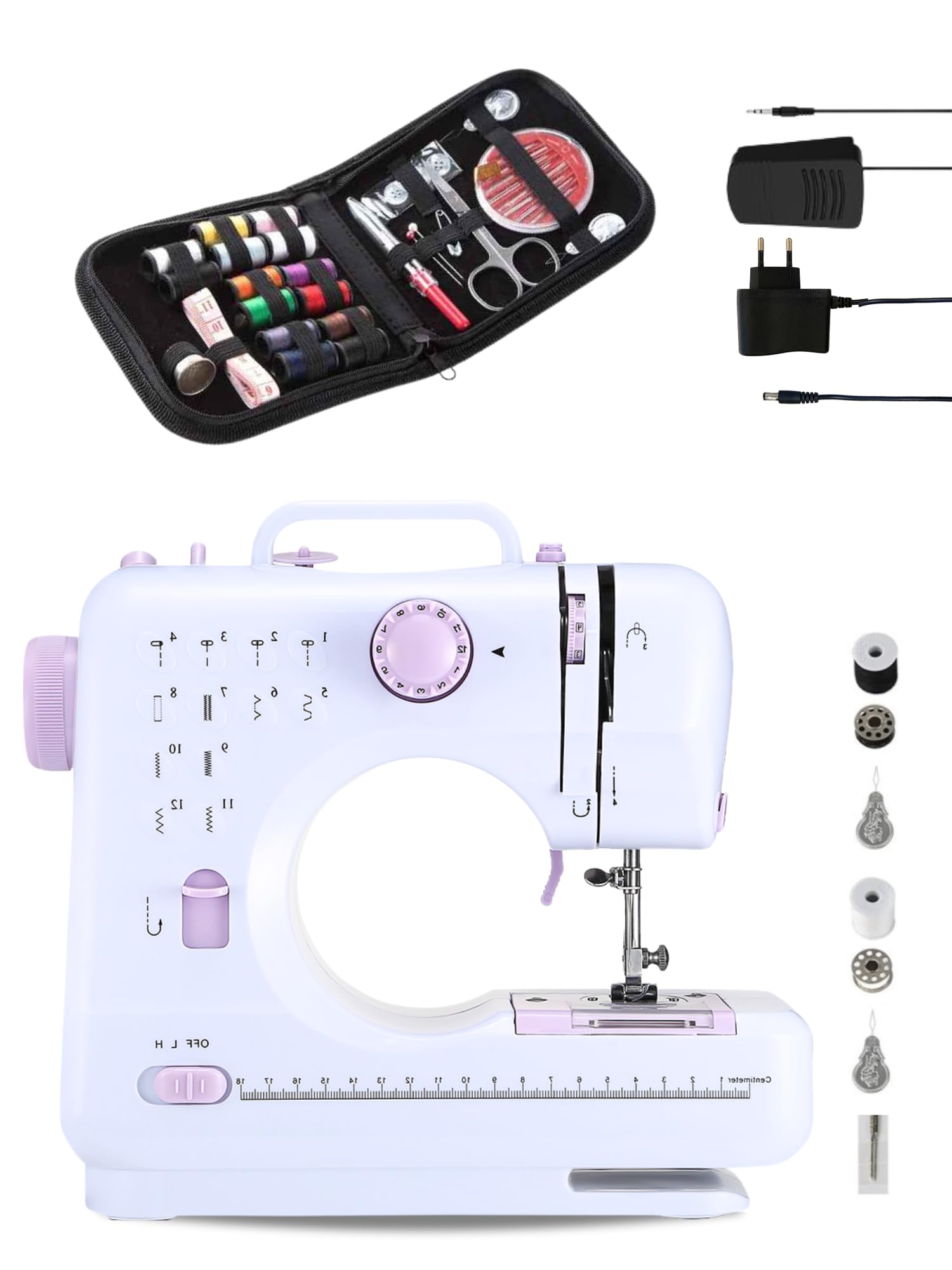 Generic Mini Machine à Coudre Portative électrique Portative De Point De Machine à Coudre A Placé L'outil De Couture Tenu Dans La Main De Tissu De Vêtements De Ménage - Prix Pas