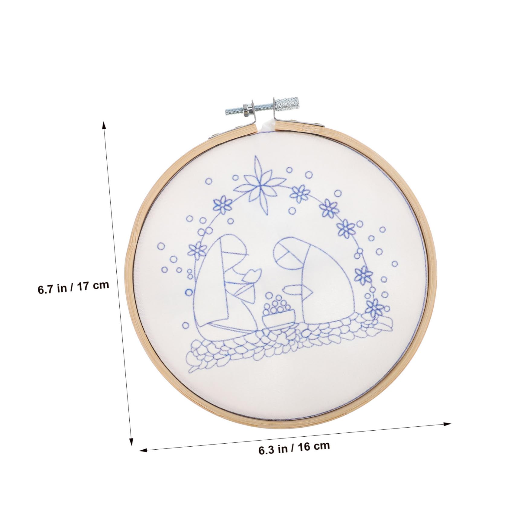 DOITOOL Kit di Ricamo Natalizio Artigianato per Ornamenti Ricamo per Principianti Materiali Inclusi Disegni Vari Cotone e Lino Resistenti Fai da Te Decorazioni Natalizie