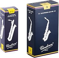 Vista 11 de Vandoren lengüetas tradicionales para saxo barítono, resistencia 2, caja de 5 unidades, 3