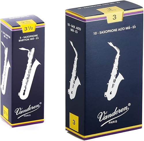 Miniatura 15 de Vandoren lengüetas tradicionales para saxo barítono, resistencia 2, caja de 5 unidades, 3