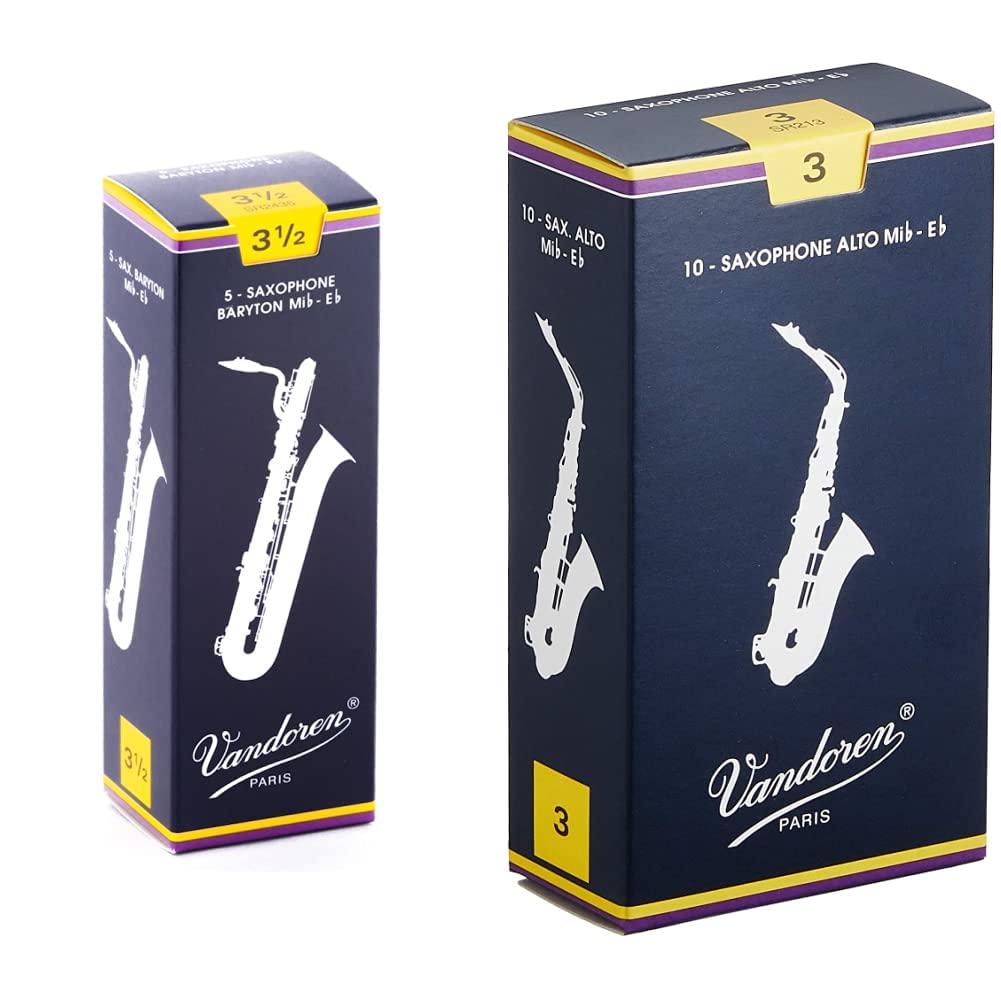 Vandoren Alto and Bari Sax Reeds Strength 3-3.5
