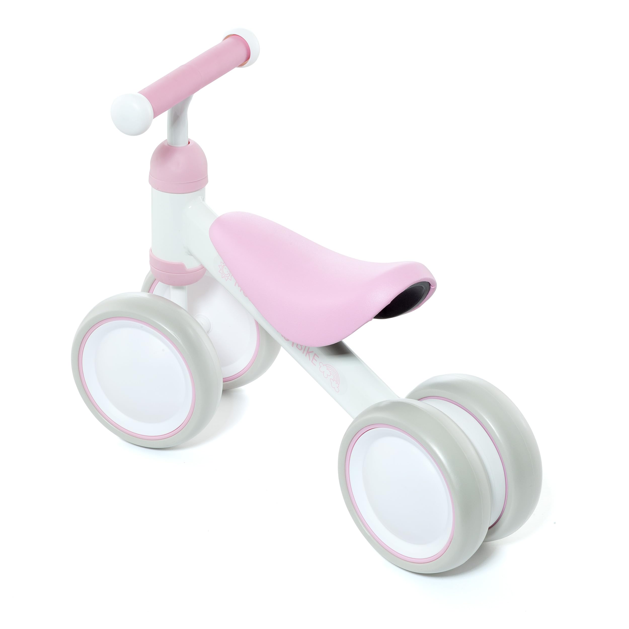 MOLTO | Bicicleta sin Pedales My 1st Ride on Rosa Corre Pasillos para Uso en Casa o en el Parque | Juguetes Infantiles Seguros y Resistentes | Fomenta el Desarrollo de los niños y niñas | + 10 Meses