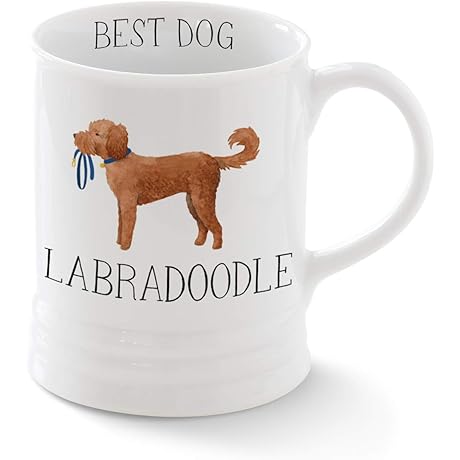 Fringe Studio Labradoodle Ceramic Mug: The Perfect Gift for Lab Lovers