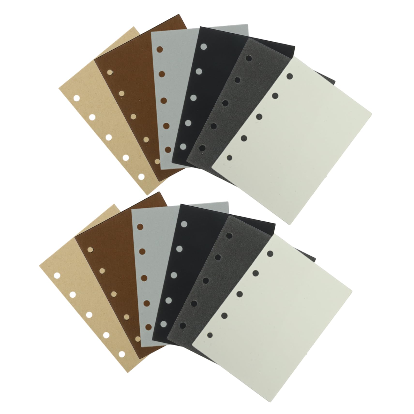 TEHAUX 1500pièces Papier De Rechange Pour Carnet Mobiles Recharges De Planificateur Papier à Écrire Format