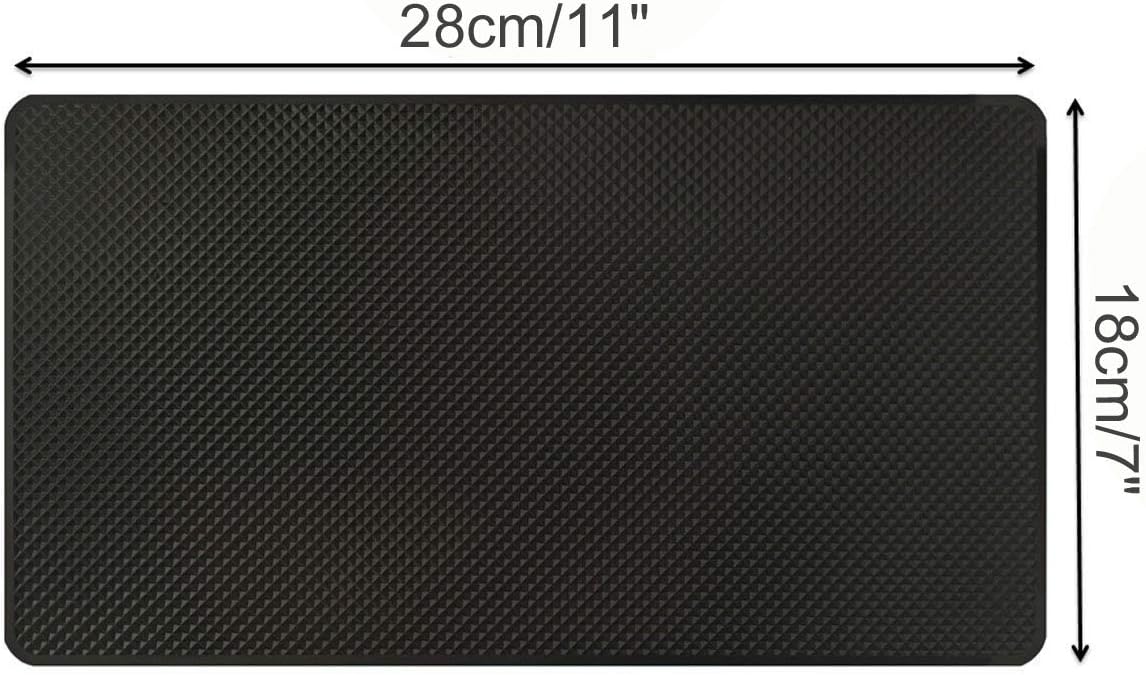 Amazon Qbeau 強化版 車 すべり止めシート 滑り止めパッド 滑り止めマット ダッシュボード 滑り止め ノンスリップマット 超強力粘着 2枚組 ノンスリップマット 車 バイク