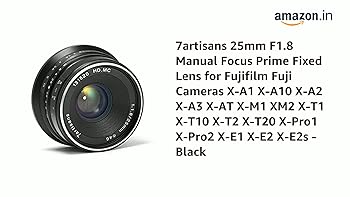 7artisans 25mm F1.8 Manual Focus Prime Fixed Lens for
