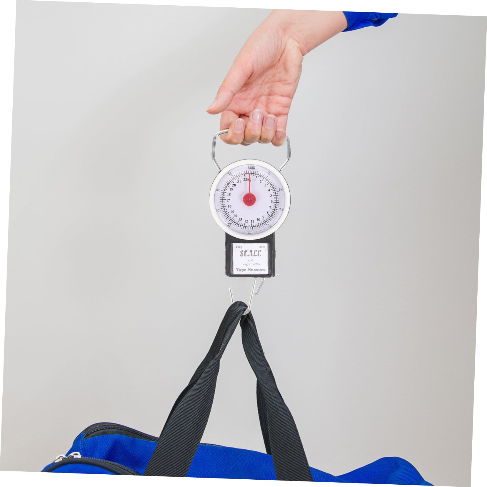 BESTonZON 5 Pièces Balance à Suspendre Portable Pèse Bagage Pratique avec Crochet pour Voyage Camping et Shopping