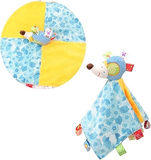 Toyvian Brinquedos Infantis Brinquedos Para Bebês Panos De Banho De Musselina Toalhas De Bebê Brinquedos Para Bebê Animal Chocalho Toalha Calmante Ouriço Toalha Calmante Boneca Calmante