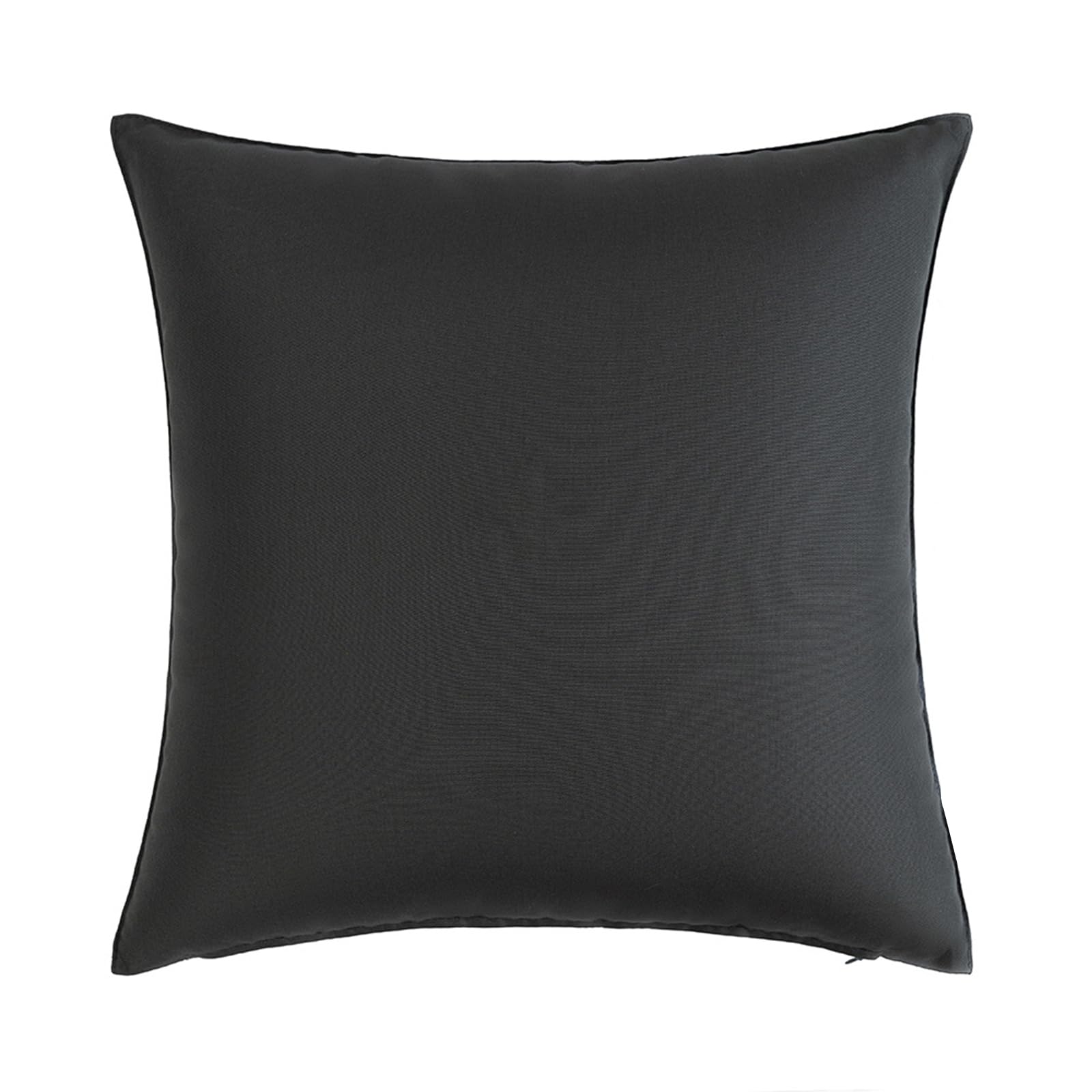 SYLC Outdoor Seat Cushion Covers with Zipped, Waterproof Rattan Furniture Cushion Covers, Sofa Upholstery Covers for Garden Patio Caravans Motorhome Bench (Dark grey,Pillowcase 45ร45cm) โ image 1