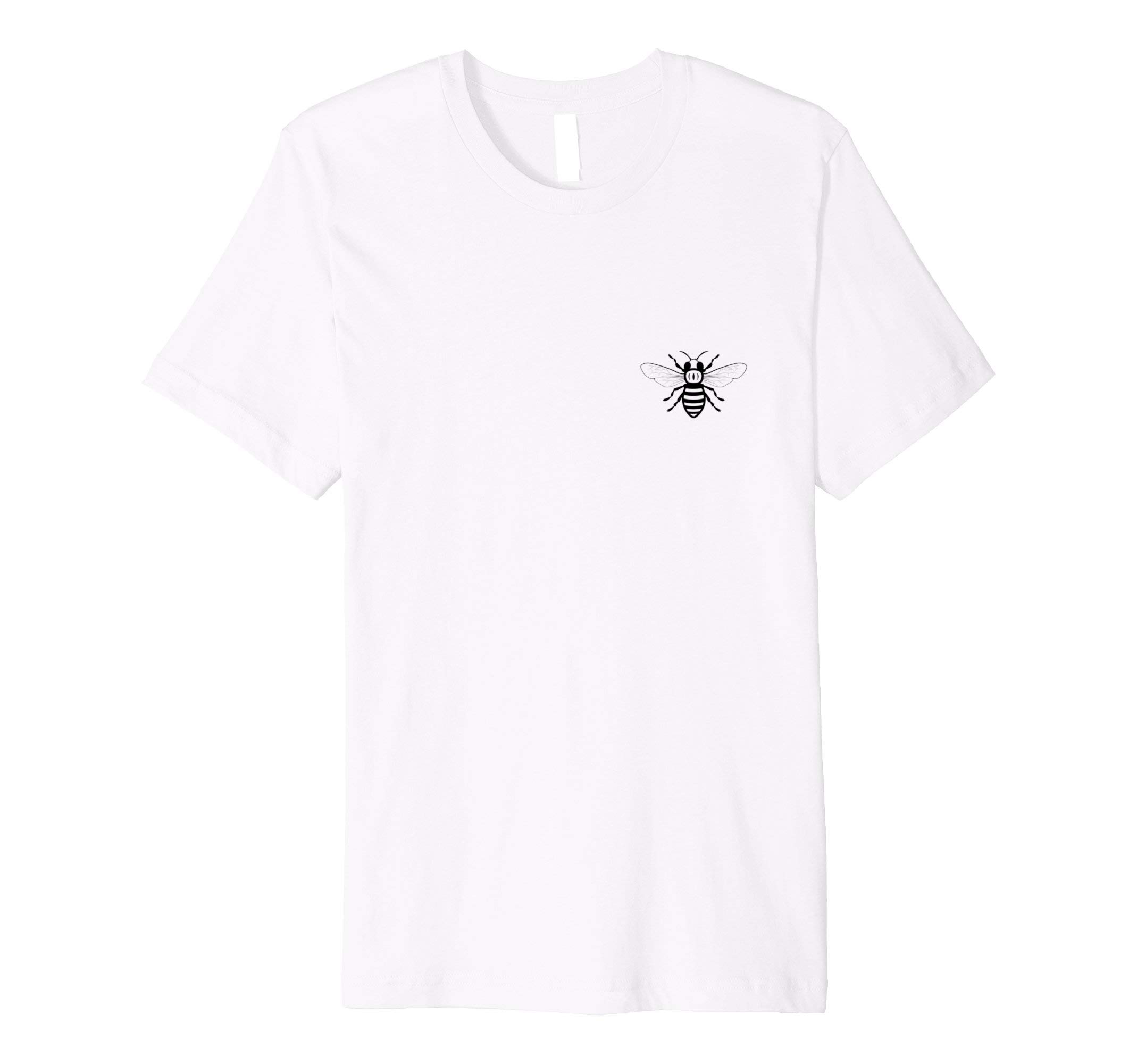 Manchester Bee Proud Tees Co.Manchester Worker Bee Busy Bee Pocket Size Bee T-ShirtOEKO-TEX STANDARD 100