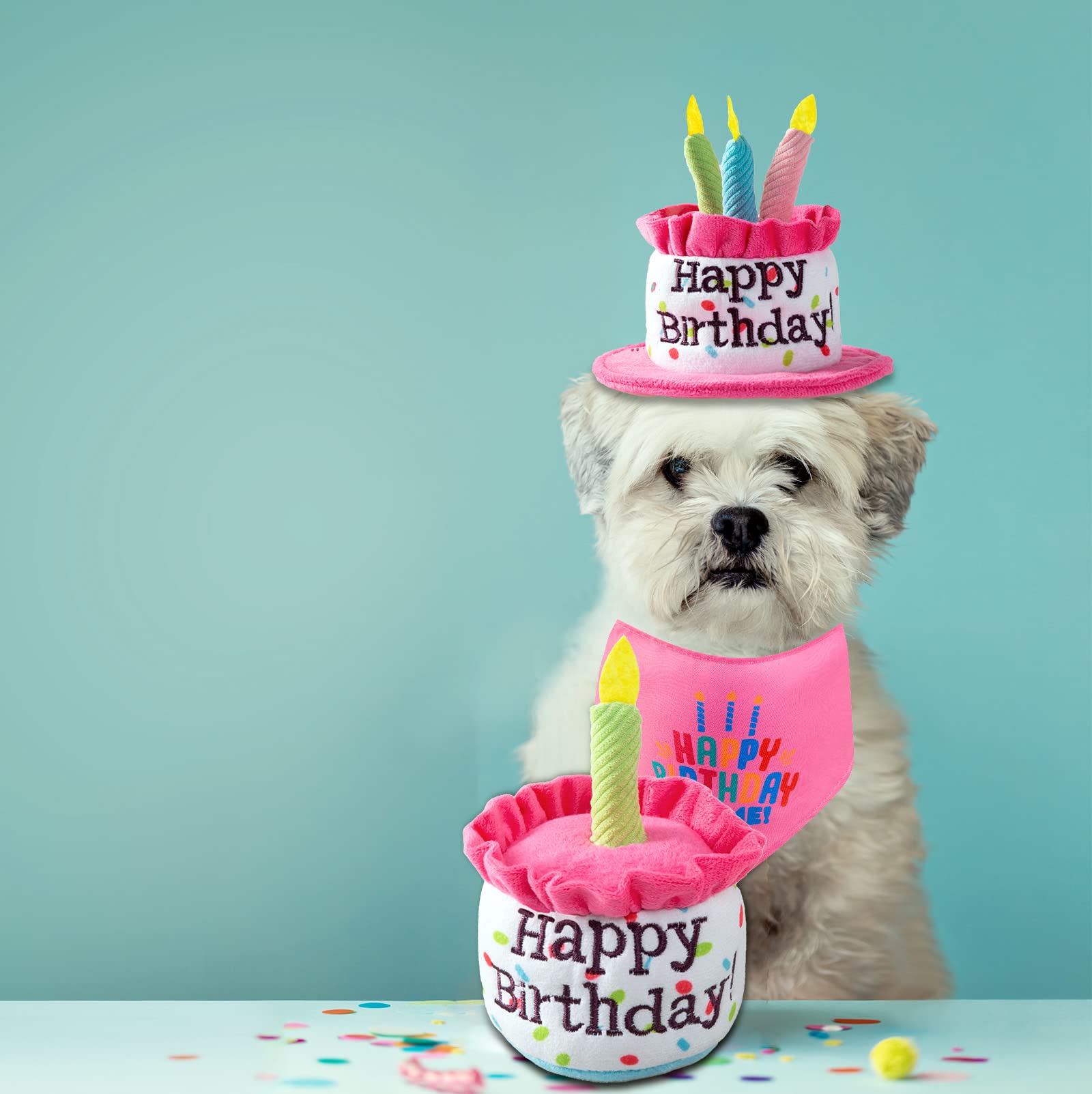 2 Stück Katzen Geburtstags Hütchen - Verstellbare Partyhüte Für Haustiere