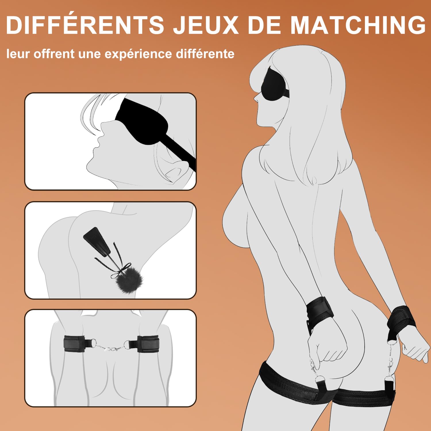 Manette Sexishop Manette Sexyshop Nere Sexytoysys Donna Coppia Manette Per Coppia
