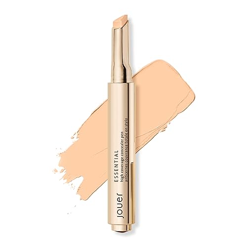Jouer Lápiz corrector esencial de alta cobertura, corrector debajo de los ojos para ojeras, maquillaje iluminador para círculos oculares, corrector
