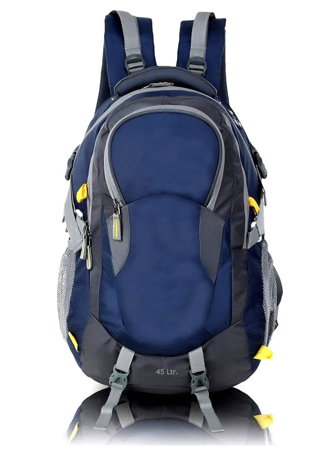 45L Travel Backpack with Laptop Compartment (Fits Upto 17.3 Inch) | Waterproof Rucksack with Rain Cover | Hiking Trekking Camping Bag-image-18
