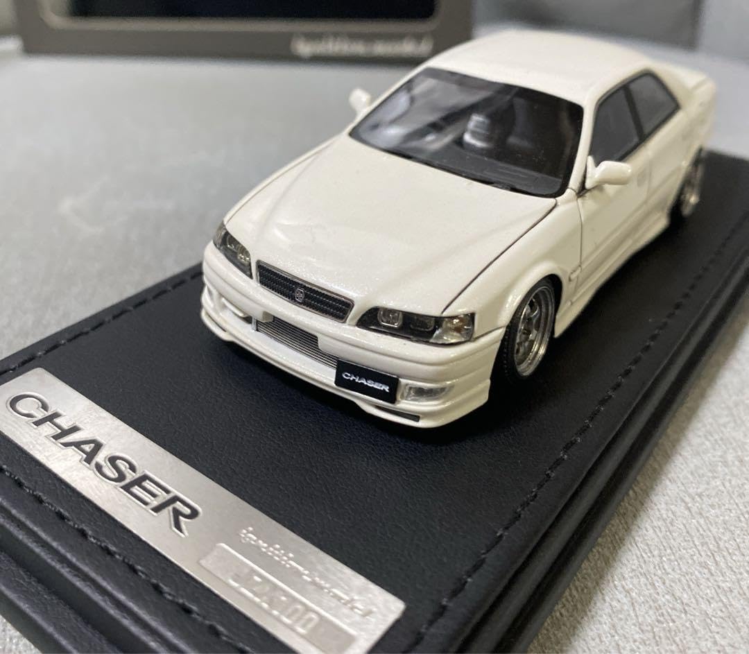 最終価格1/43イグニッションモデル　トヨタ　チェイサー JZX100 ホワイト Amazon.co.jp: 絶版 1／43 イグニッションモデル トヨタ