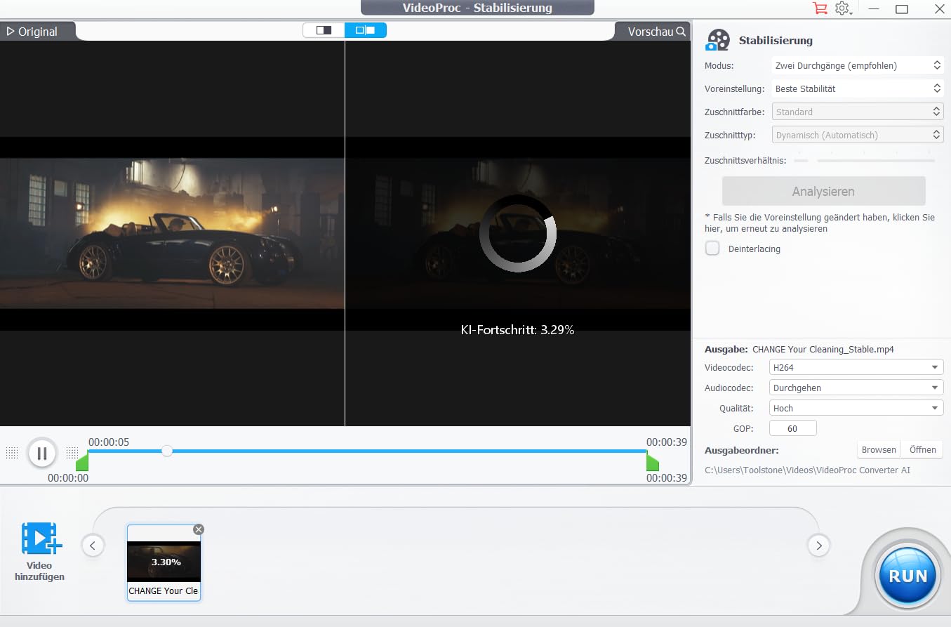Digiarty VideoProc Converter AI | Kompatibel mit Windows | 1 Gerät | 1 Jahr | Video-Konverter, Kompressor, Downloader, Recorder | Aktivierungscode per E-Mail