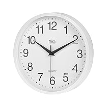 Teesa Orologio da parete analogico universale 25 cm TSA0037 bianco
