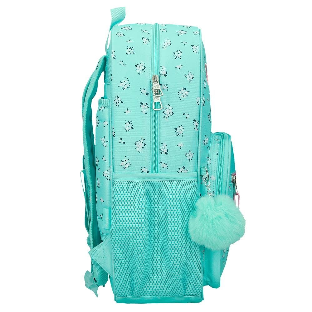 Pepe Jeans Nora Mochila Escolar, Azul, 30x39x12 cms | Poliéster