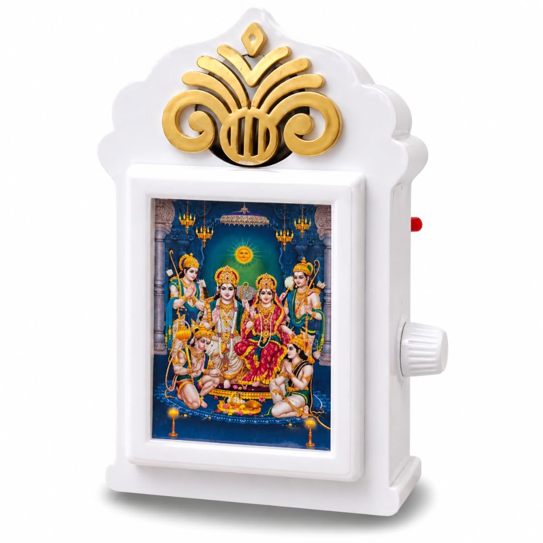35 in 1 Mini Gayatri Mantra Chanting Box With Glowing Front, Mantra Chanting Device, Om Mantra Chant for Peace Prosperity, Meditation, Spiritual Mantra Chanting Machine-image-19