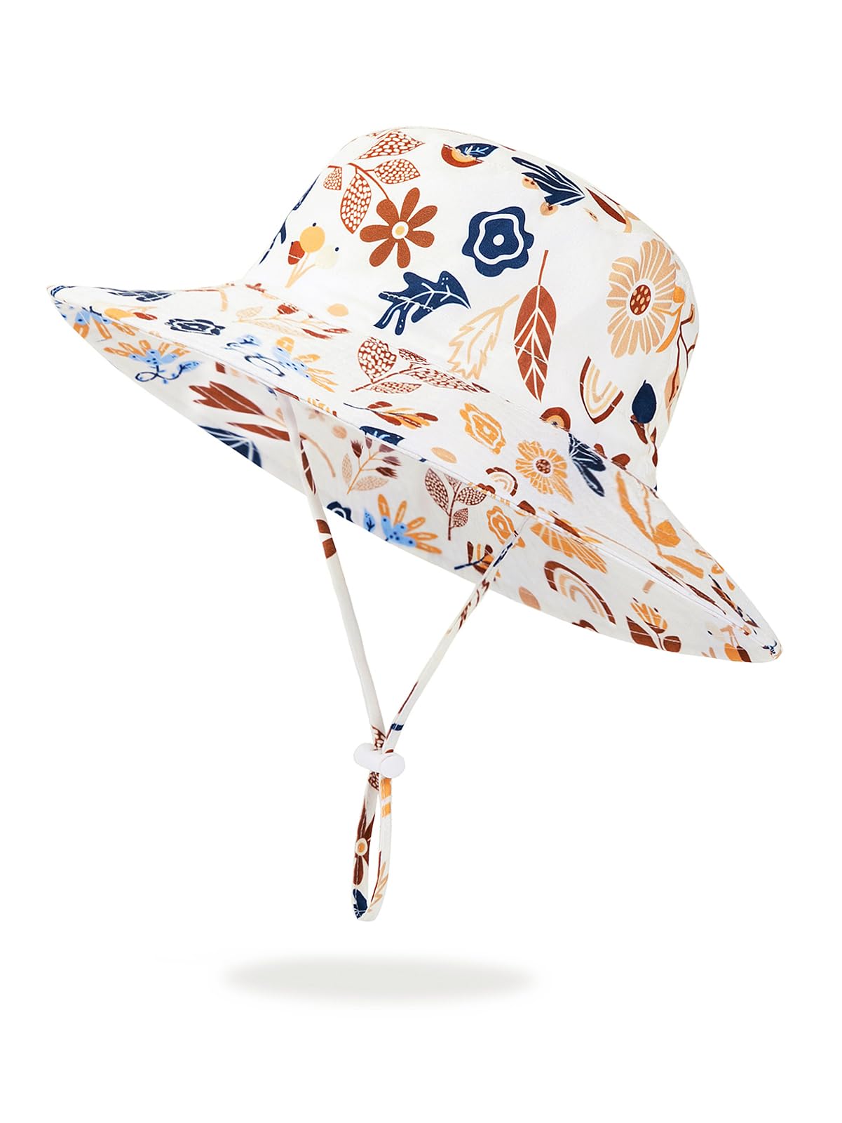 BIKINX Sombrero de sol para bebé con visera ancha, protección solar UPF 50+, para niños y niñas