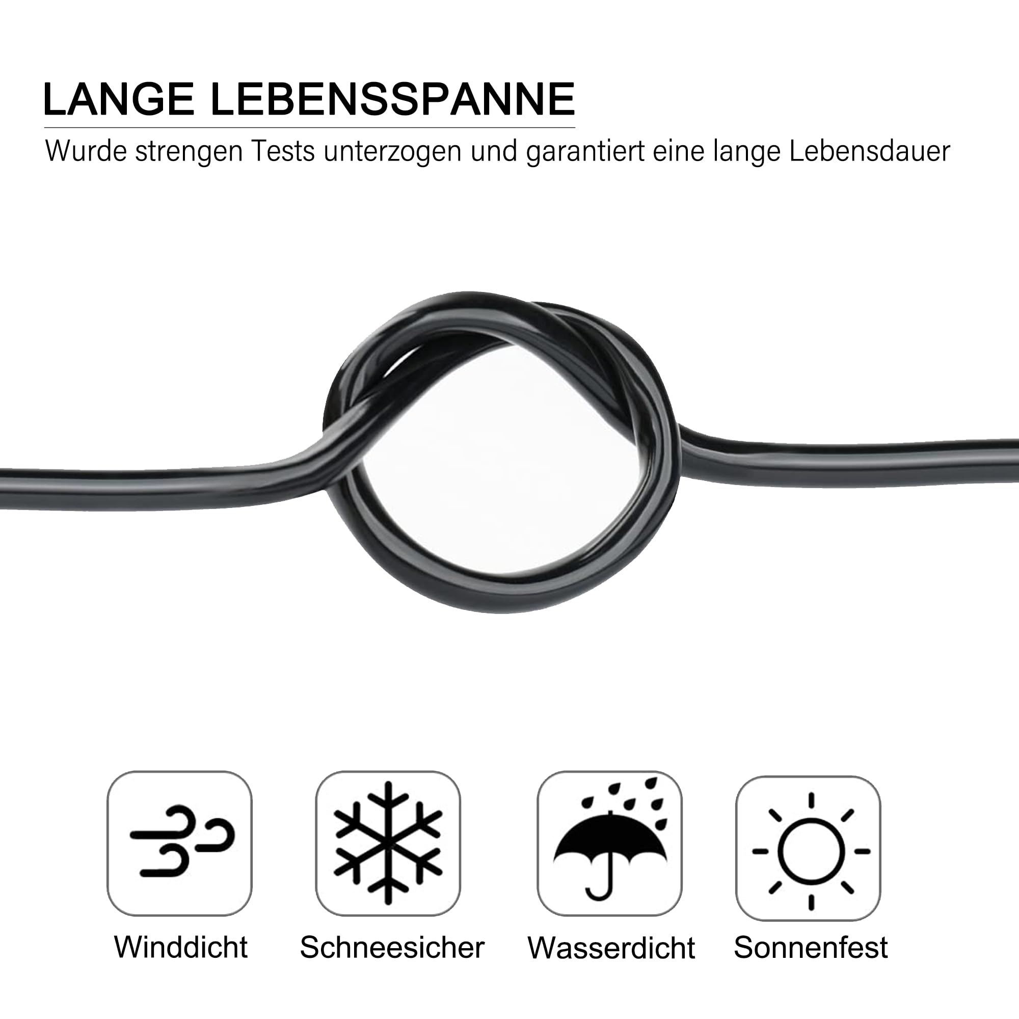 16 AWG 6 x 1,5 mm² 6 Adriges Kabel 30 Meter 16 AWG 6 adrig Draht aus Zinntem Kupfer PVC 16AWG 6 adrig für DC5V/12V/24V, LED-Beleuchtung Verlängerungskabel, kfz usw, CE Zertifizierung