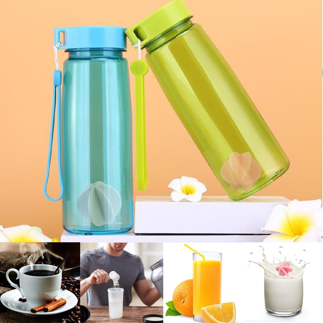 12 bolas mezcladoras para batidos de proteínas, vaso agitador de proteínas, vaso agitador de bolas para coctelera (1.5 pulgadas) 5