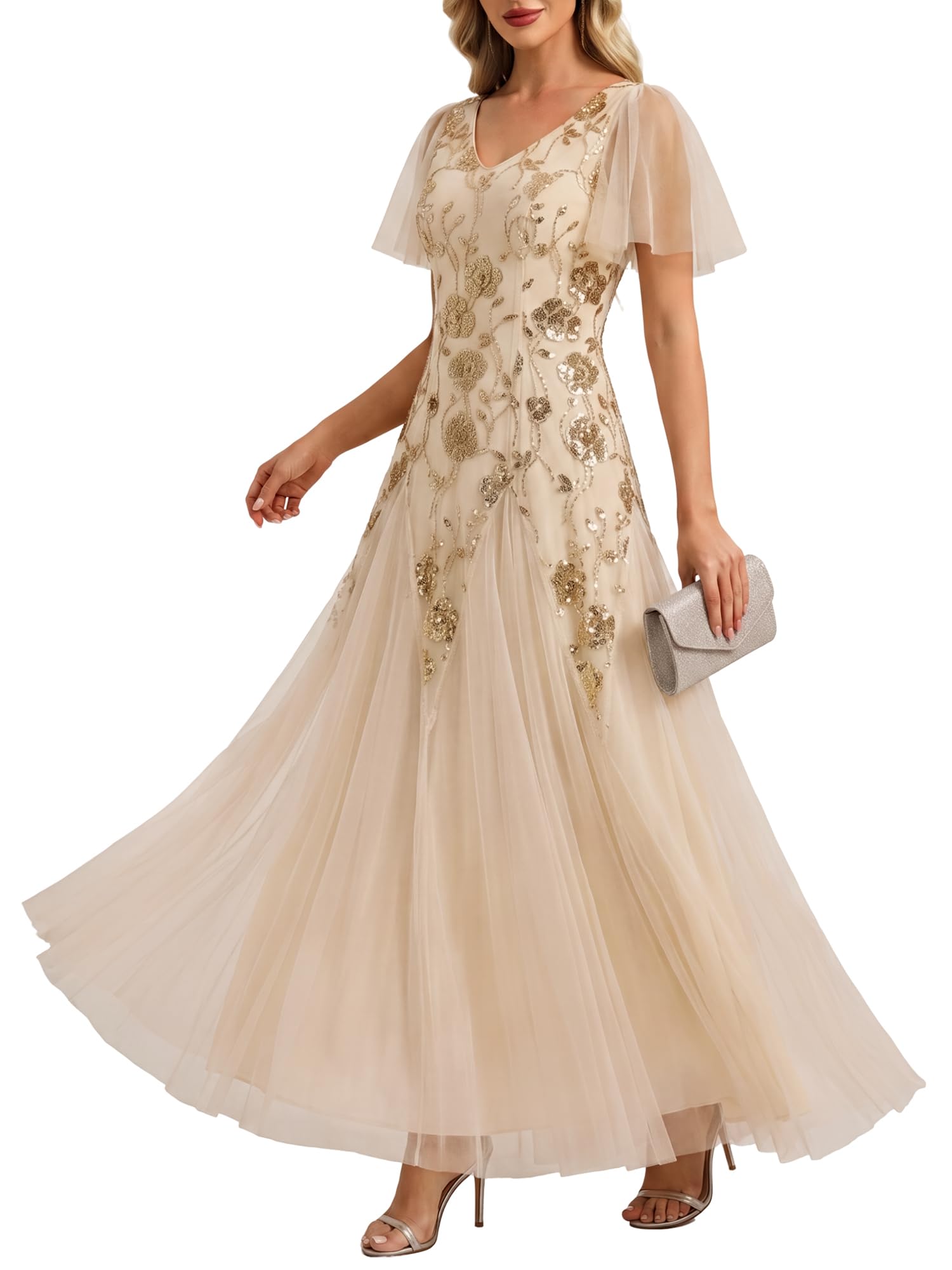 amazon long evening dresses Ever-Pretty: Gowns & Formal Dress Women's size:1X US women's numeric Maxi dress Blue Smocked Dress for Girls World’s Largest Dress Store