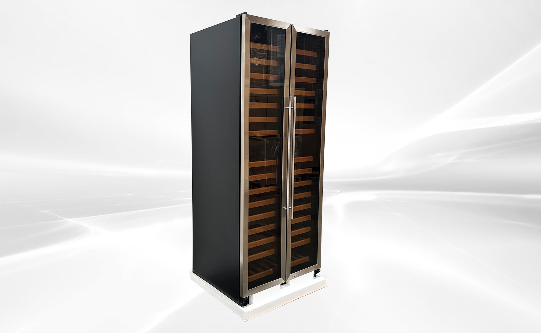 Elite Kitchen Supply Commercial Wine Cooler Dual Zone Refrigerator, ETL 300-350 Bottles Reversible Fridge Merchandiser, Restaurant Bar Grocery Store USF-328DD | Fridge.com