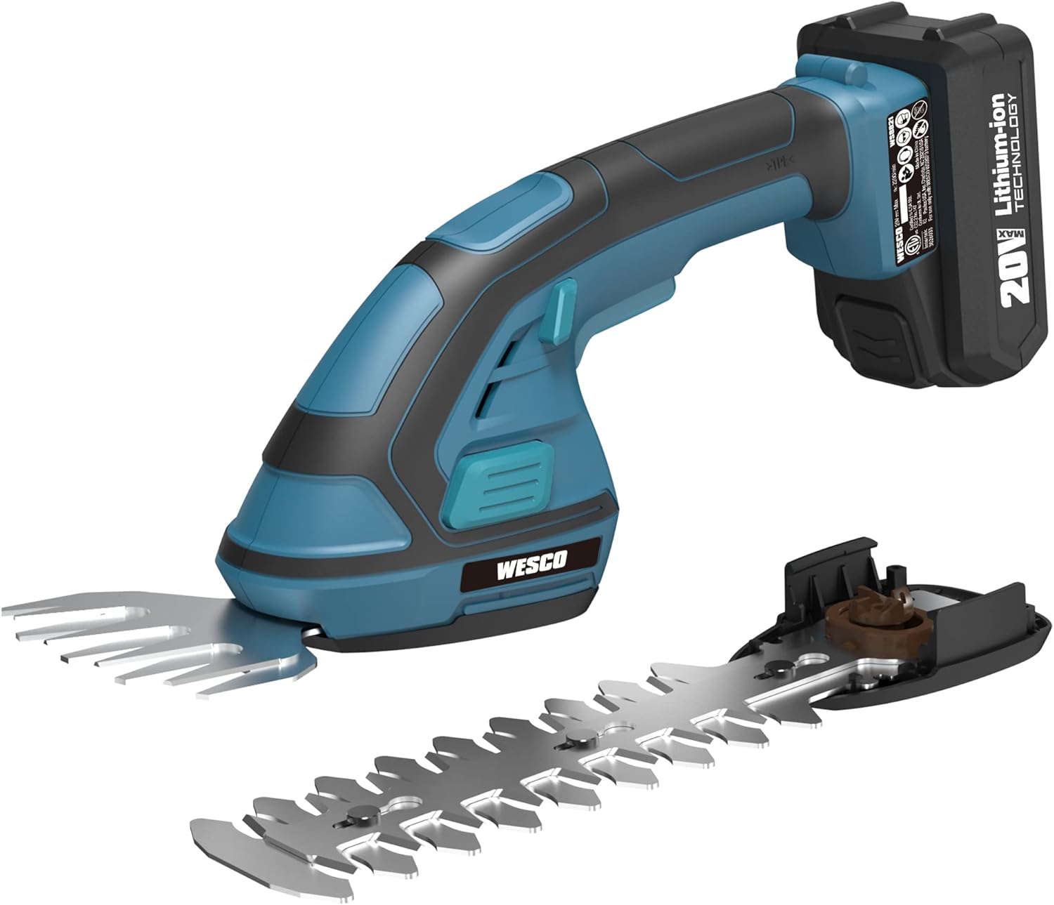 WESCO 20v Cordless Grass Shear,Bush Trimmer/Grass Cutter,2